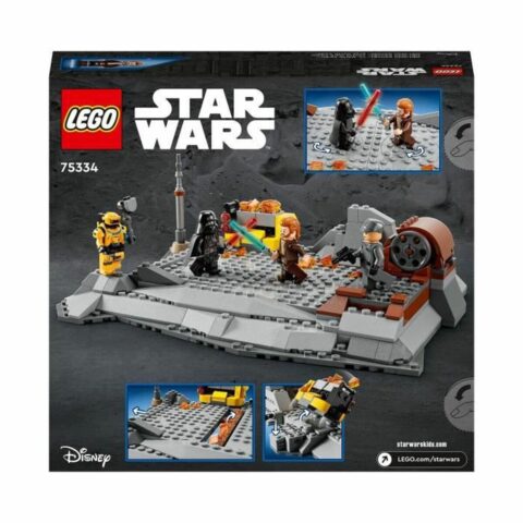 Playset Lego 75336 Star Wars Obi-Wan Kenobi vs. Darth Vaderr (408 Τεμάχια)