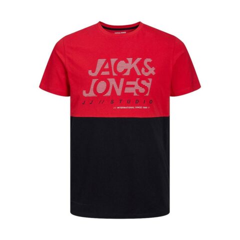 Ανδρική Μπλούζα με Κοντό Μανίκι Jack & Jones TEE SS CREW NECK 12226385 Κόκκινο