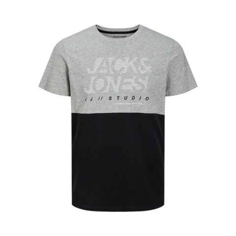 Ανδρική Μπλούζα με Κοντό Μανίκι Jack & Jones TEE SS CREW NECK 12226385 Γκρι
