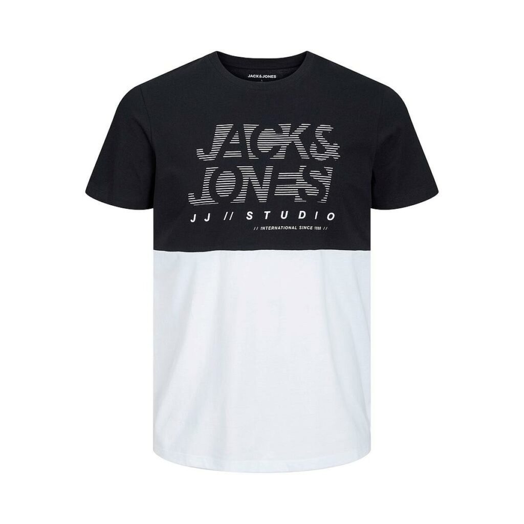 Ανδρική Μπλούζα με Κοντό Μανίκι Jack & Jones TEE SS CREW NECK 12226385 Μαύρο