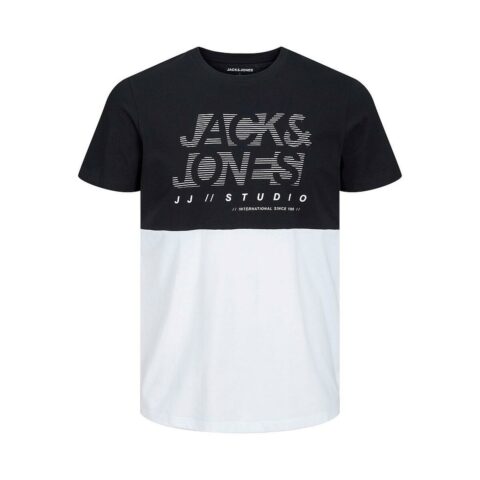 Ανδρική Μπλούζα με Κοντό Μανίκι Jack & Jones TEE SS CREW NECK 12226385 Μαύρο