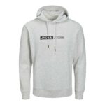 Ανδρικό Φούτερ με Κουκούλα Jack & Jones  JJNEO SWEAT HOOD 12223701 Λευκό