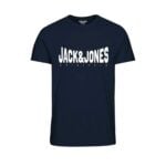 Ανδρική Μπλούζα με Κοντό Μανίκι Jack & Jones JORMARQUE TEE SS 12232652 Ναυτικό Μπλε
