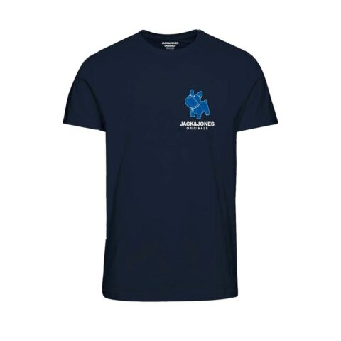 Ανδρική Μπλούζα με Κοντό Μανίκι Jack & Jones  TEE SS CREW NECK FST 12232653 Ναυτικό Μπλε