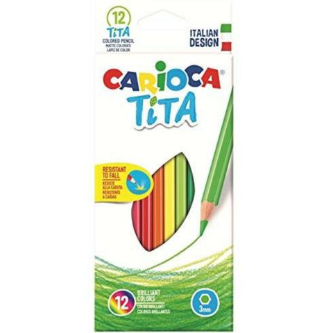 Σετ Μολύβια Carioca Tita 12 Τεμάχια Πολύχρωμο (72 Μονάδες)
