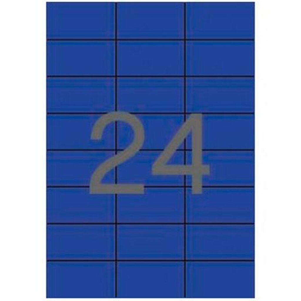 Κόλλες/Ετικέτες Apli Μπλε 70 x 37 mm