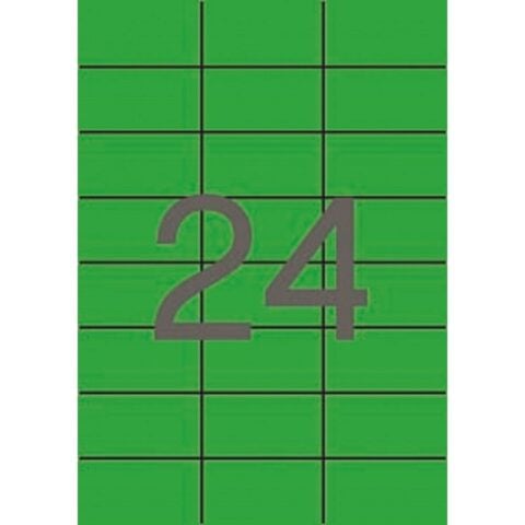 Κόλλες/Ετικέτες Apli    Πράσινο 70 x 37 mm