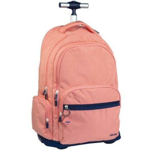 Σχολική Τσάντα με Ρόδες Milan Ροζ 52 x 34