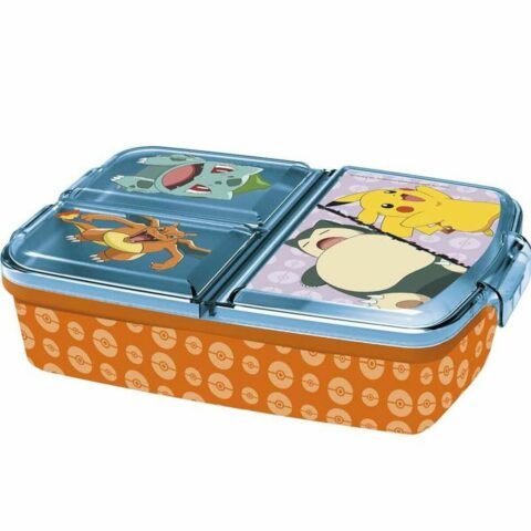 Κουτί Φαγητού με Θήκες Pokémon 08020 πολυπροπυλένιο