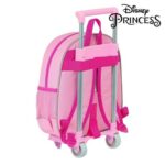 Σχολική Τσάντα 3D με Ρόδες 705 Princesses Disney M020H Ροζ 27 x 32 x 10 cm