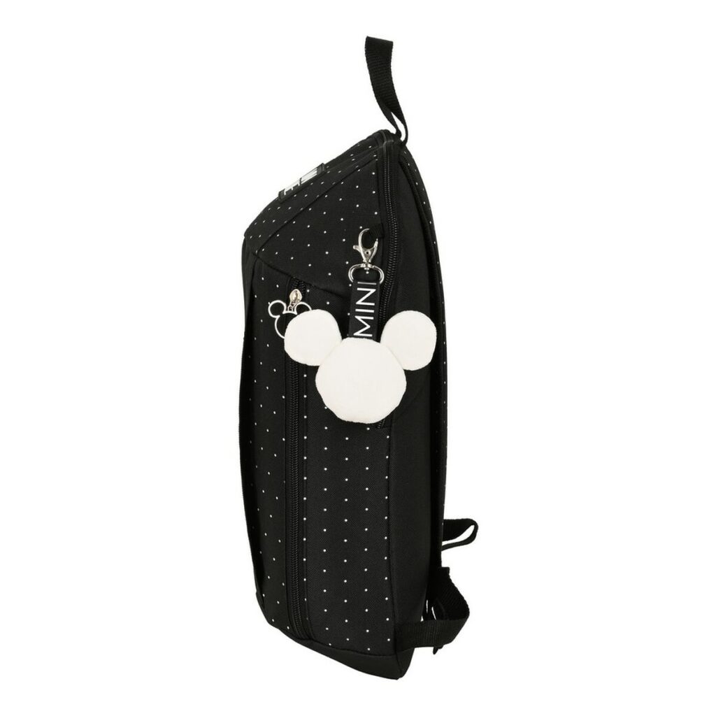 Σακίδιο Πλάτης Casual Minnie Mouse Topitos Μαύρο (22 x 39 x 10 cm)