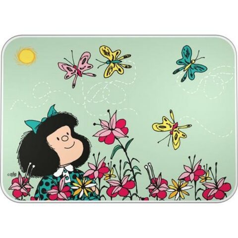 Mousepad Grafoplas Mafalda Spring Πολύχρωμο Χαρτόνι Πλαστική ύλη 47 x 33 cm (x2)