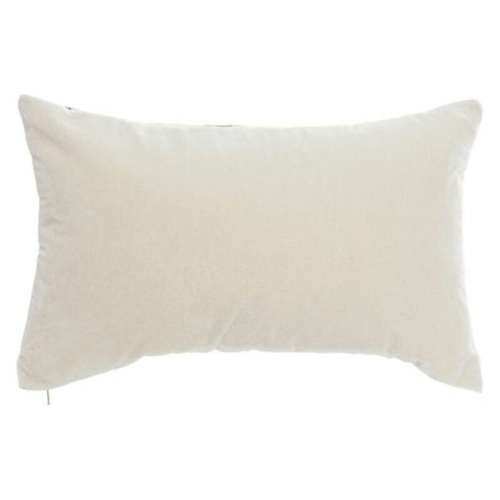 Μαξιλάρι DKD Home Decor Λευκό βαμβάκι (50 x 30 cm)