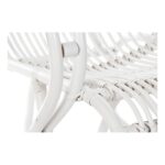 Πολυθρόνα DKD Home Decor Λευκό ρατάν (75 x 85 x 85 cm)