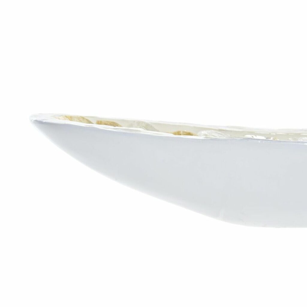 Κεντρικό Τραπεζιού DKD Home Decor 50 x 16 x 8 cm Μωσαϊκό Φυσικό Λευκό Ανοιχτό καφέ Boho