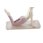 Διακοσμητική Φιγούρα DKD Home Decor Ροζ Yoga Scandi 16 x 6 x 13 cm