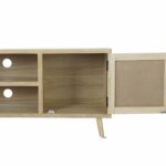 Τηλεόραση DKD Home Decor 130 x 40 x 60 cm Έλατο Φυσικό Χρυσό Μέταλλο Ξύλο MDF