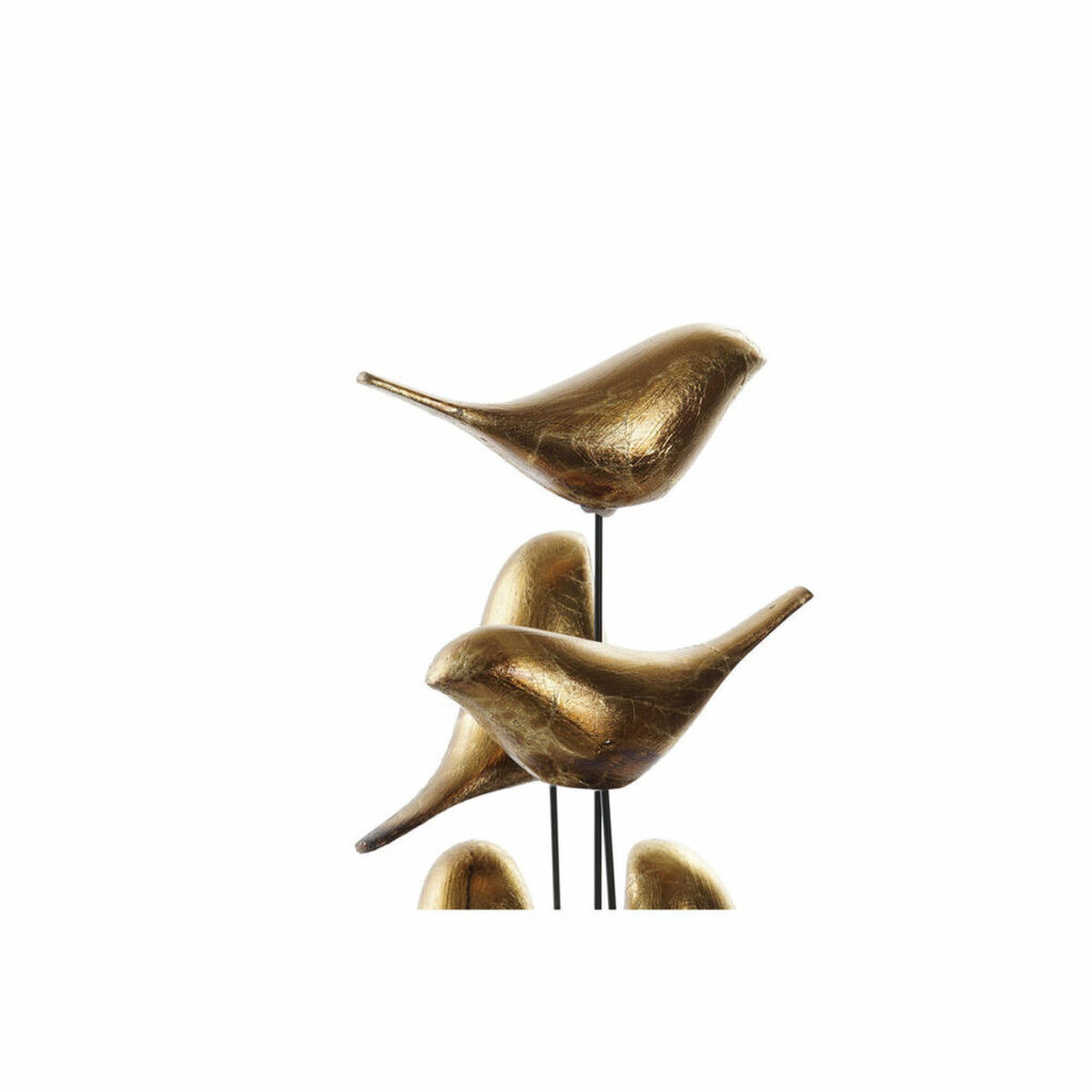 Διακοσμητική Φιγούρα DKD Home Decor Κρυστάλλινο Ρητίνη Πουλιά (17 x 17 x 32 cm)