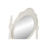 Ντουλάπα DKD Home Decor 75 x 40 x 142 cm Καθρέφτης Φυσικό Λευκό ABS Ξύλο MDF
