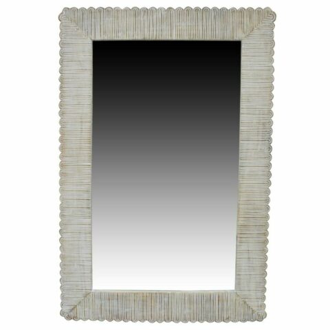 Τοίχο καθρέφτη DKD Home Decor Κρυστάλλινο Φυσικό Αποικιακό Ξύλο από Μάνγκο Μαρινάτος (63