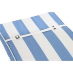 Μαξιλάρι έδρας DKD Home Decor Λευκό Sky μπλε 42 x 4 x 115 cm