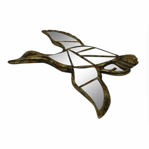 Διακόσμηση τοίχων DKD Home Decor 38 x 3 x 37 cm Χρυσό Πάπια