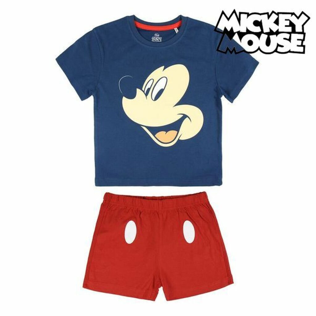 Kαλοκαιρινή παιδική πιτζάμα Mickey Mouse 73457 Ναυτικό Μπλε