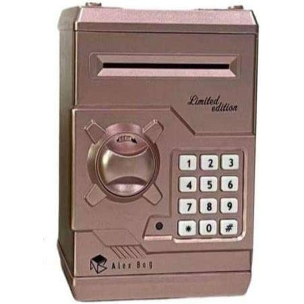 Kουμπαράς Roymart Limited Edition Θυρίδα ασφαλείας Ροζ (18 x 13 x 12 cm)