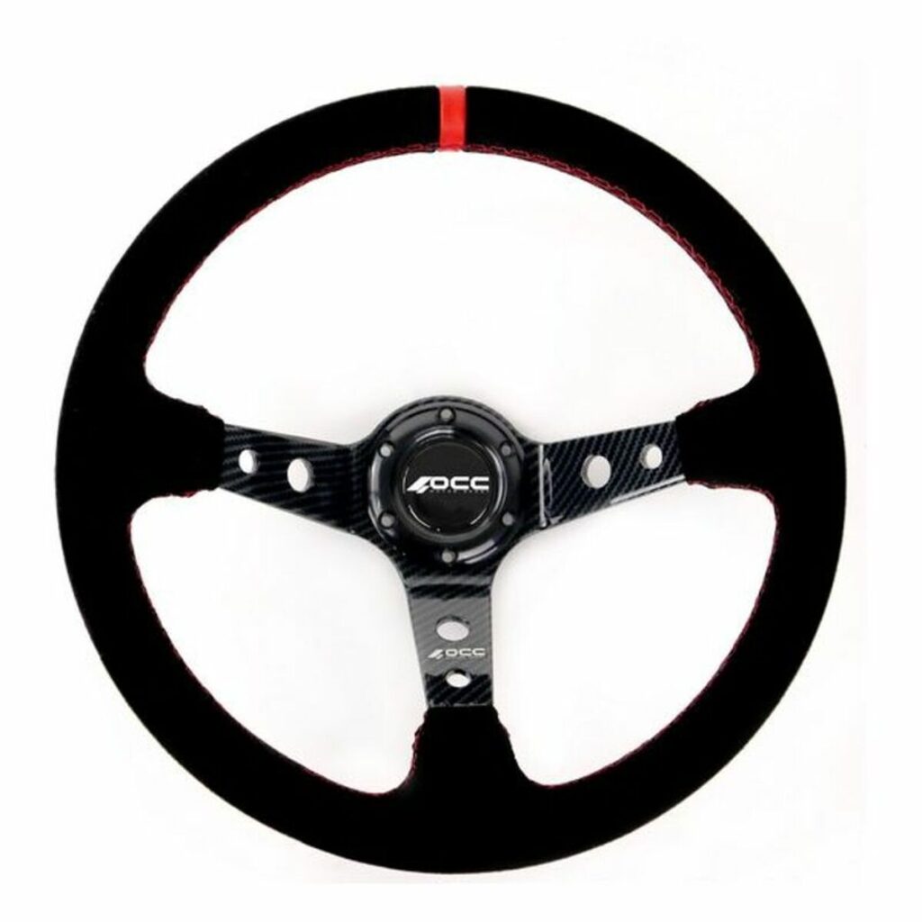Τιμόνι Racing OCC Motorsport Μαύρο Μαύρο/Κόκκινο Κόκκινο/Μαύρο Ø 35 cm