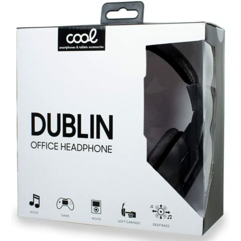 Ακουστικά με Μικρόφωνο Cool Dublin Μαύρο