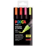 Σετ μαρκαδόροι POSCA PC-5M Fluor Πολύχρωμο