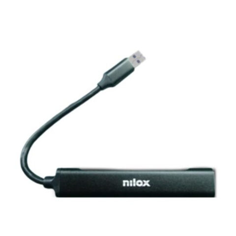 Hub USB 4 Θύρες Nilox NXHUB401 Μαύρο