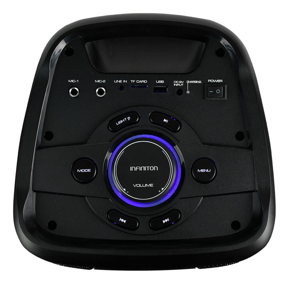 Φορητό Ηχείο Bluetooth με Μικρόφωνο Infiniton K91 Μαύρο 90 W Πολύχρωμο