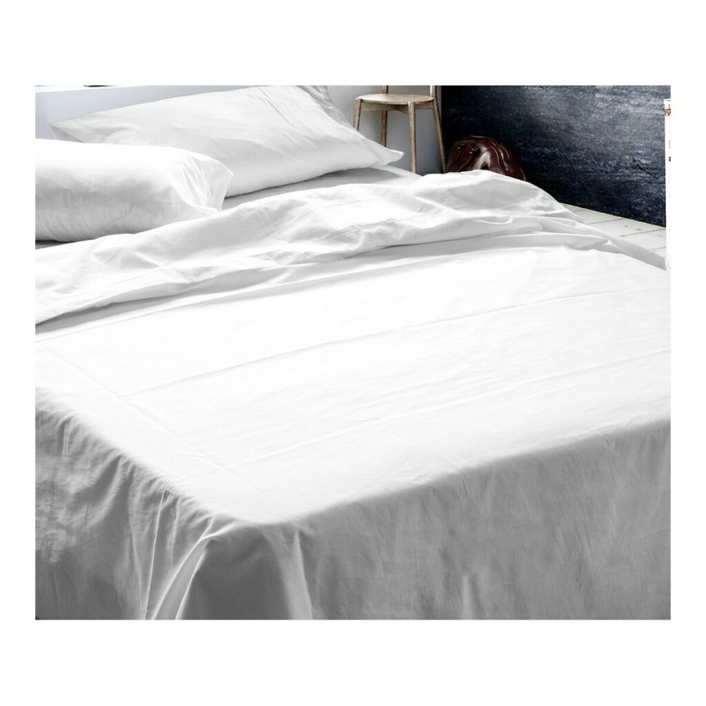 Φύλλο Countertop Naturals Tencel Λευκό (Kρεβάτι 90 εκ) (160 x 270 cm)