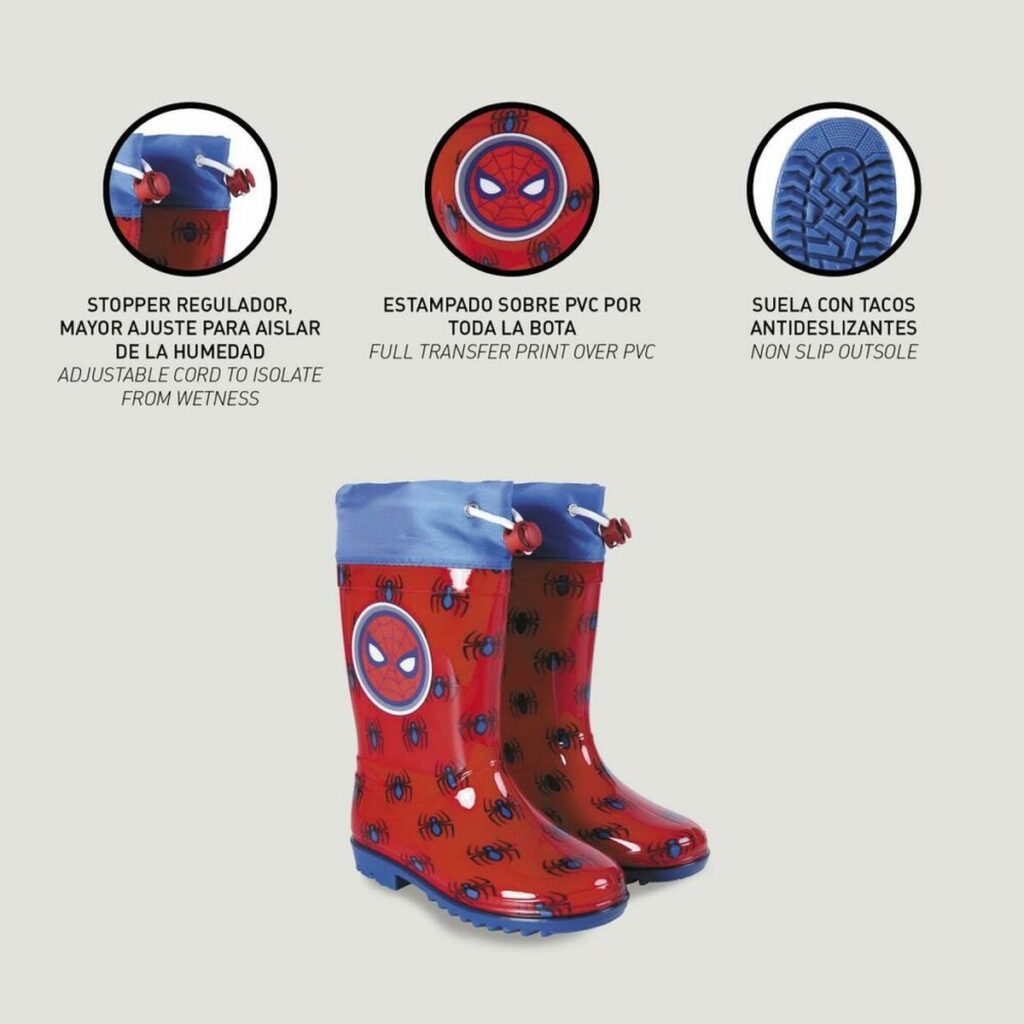 Παιδικές Μπότες Νερού Spiderman Κόκκινο