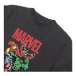 Ανδρική Μπλούζα με Κοντό Μανίκι Marvel Γκρι