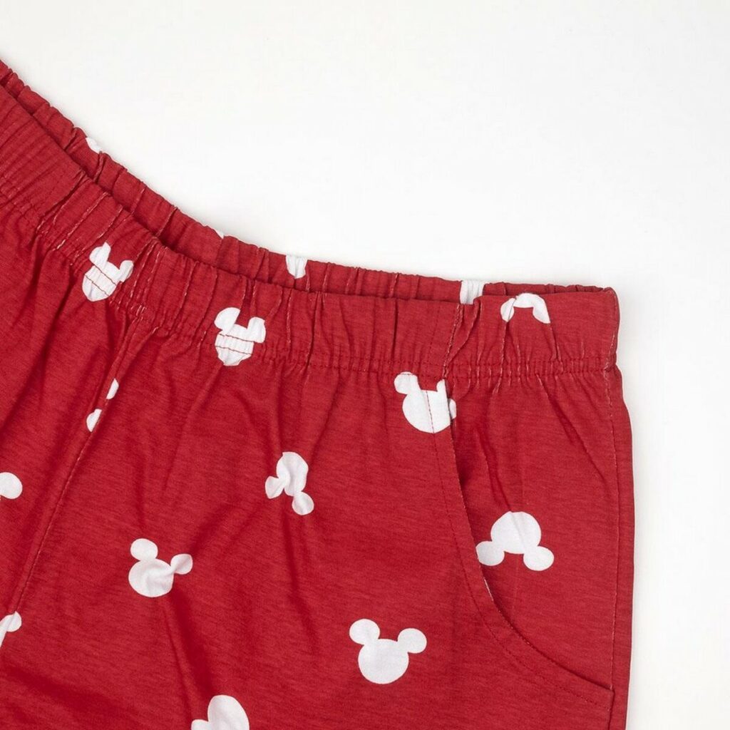 Kαλοκαιρινή παιδική πιτζάμα Mickey Mouse Κόκκινο Γκρι Άντρες
