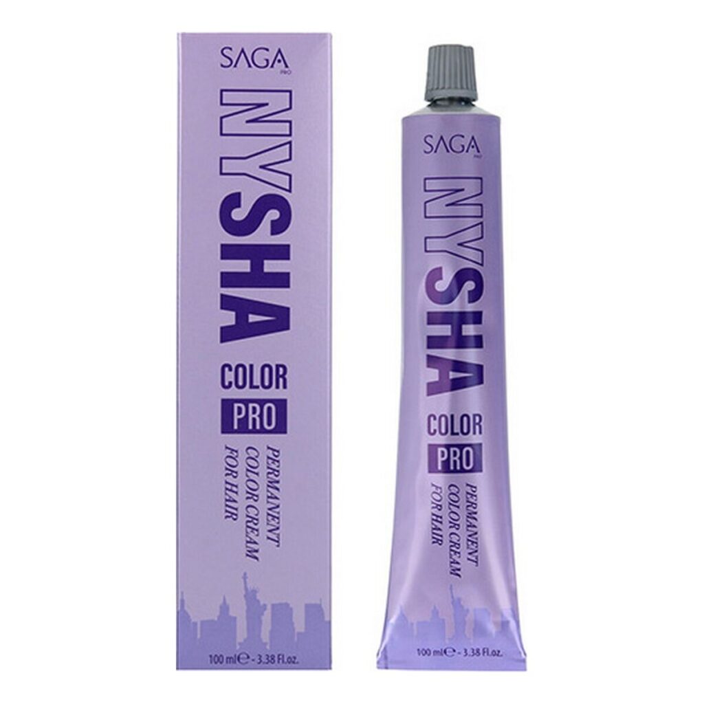 Μόνιμη Βαφή Saga Nysha Color Pro Nº 8.13 (100 ml)