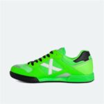 Παπούτσια Ποδοσφαίρου Σάλας για Ενήλικες Munich Continental V2 Πράσινο λιμόνι