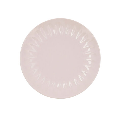 Πιάτο για Επιδόρπιο Bidasoa Romantic Κεραμικά Ροζ (Ø 21 cm) (12 Μονάδες)