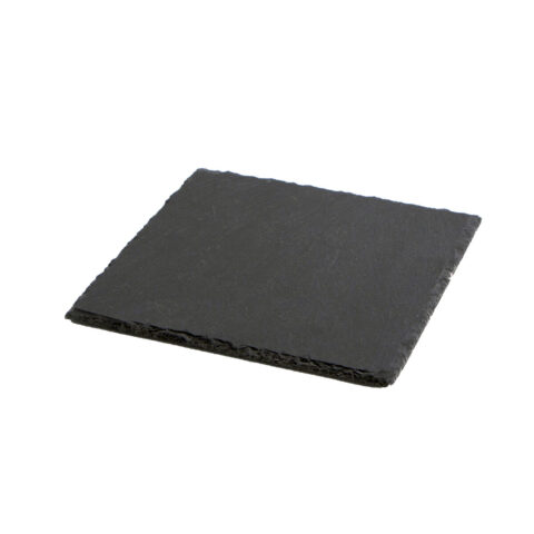 Κεραμικός Δίσκος που Μοιάζει με Πίνακα Quid Gastro Fresh Μαύρο (20 x 20 cm) (12 Μονάδες)