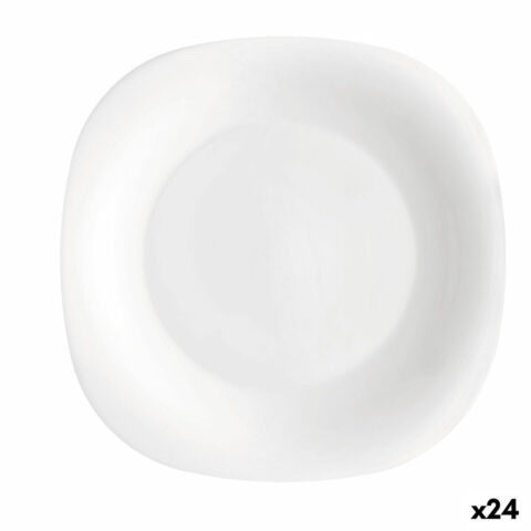 Πιάτο για Επιδόρπιο Bormioli Rocco Parma Λευκό Γυαλί (24 Μονάδες)