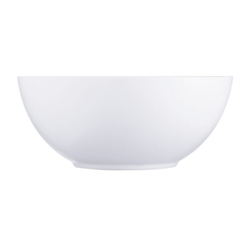Ρηχό μπολ Luminarc Diwali Λευκό Γυαλί (Ø 18 cm) (24 Μονάδες)