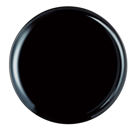 Πιάτο για Πίτσα Luminarc Friends Time Μαύρο Γυαλί (Ø 32 cm) (12 Μονάδες)