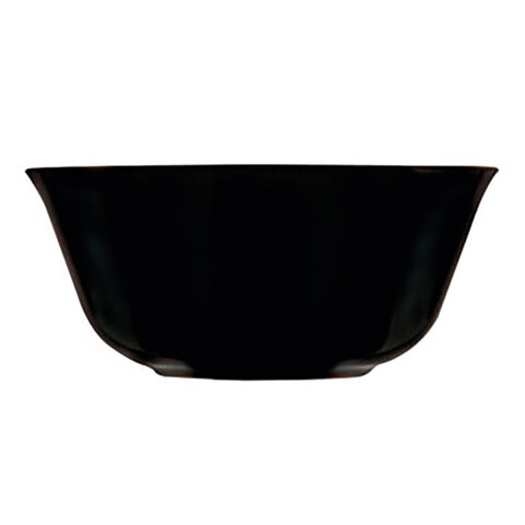 Ρηχό μπολ Luminarc Carine Μαύρο Πολλαπλών χρήσεων Γυαλί (12 cm) (24 Μονάδες)