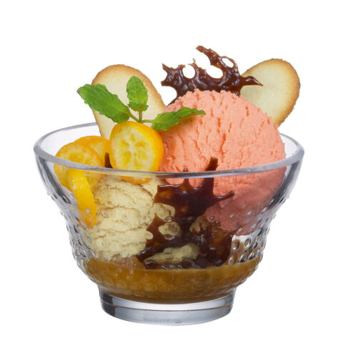Ποτήρι για παγωτό και smoothies Luminarc Iced Dots Διαφανές Γυαλί 350 ml (12 Μονάδες)