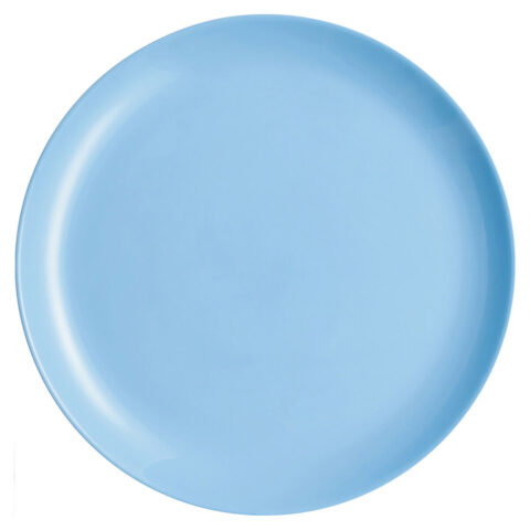 Flatplater Luminarc Diwali Μπλε Γυαλί (Ø 27 cm) (24 Μονάδες)