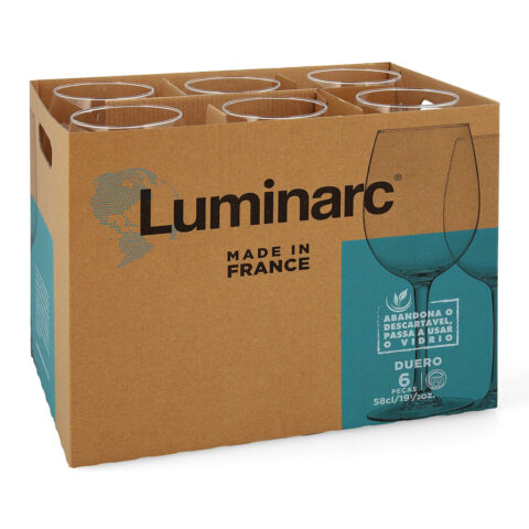 Ποτήρι κρασιού Luminarc Duero Διαφανές Γυαλί (580 ml) (x6)