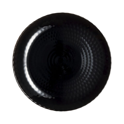 Πιάτο για Επιδόρπιο Luminarc Pampille Μαύρο Γυαλί (19 cm) (24 Μονάδες)