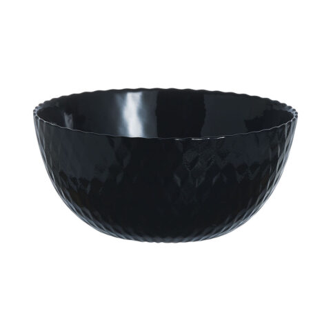Ρηχό μπολ Luminarc Pampille Μαύρο Γυαλί (13 cm) (24 Μονάδες)